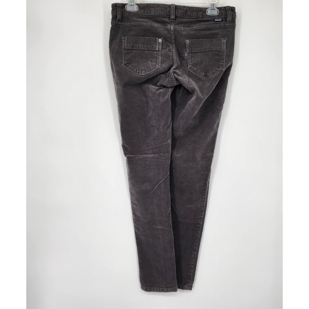 Patagonia Fitted Corduroy Pants Women 29x32 Gray Stretch 5 Pocket Cotton READ - Picture 3 of 10